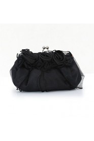 Handbags/ Clutches In Gorgeous Satin/ Tulle Shell More Colors Available