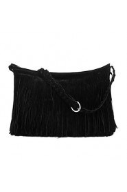 Women's Fringe Tassel Messenger Crossbody Shoulder Bag