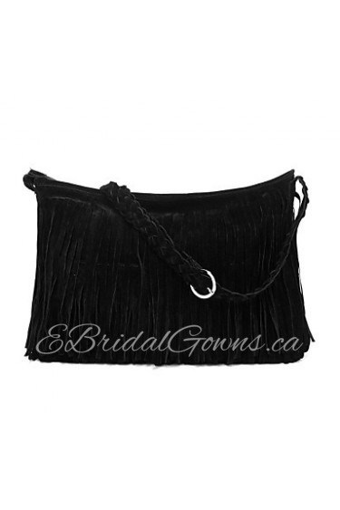 Women's Fringe Tassel Messenger Crossbody Shoulder Bag