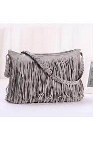 Women's Fringe Tassel Messenger Crossbody Shoulder Bag