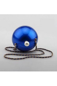 Women's Handmade Acrylic Ball Evening Bag