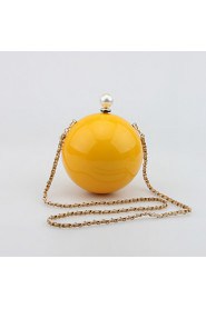 Women's Handmade Acrylic Ball Evening Bag