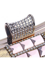 Women Elegant High grade Glass Diamonds Evening Bag