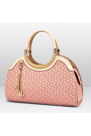 Women PU Hobo Shoulder Bag / Tote / Clutch White / Pink / Blue / Brown