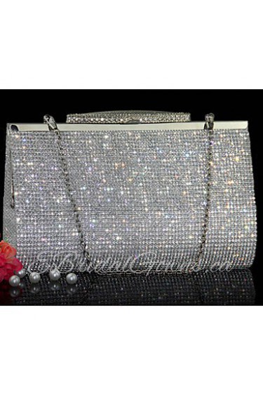 Women Other Leather Type Minaudiere Clutch / Evening Bag Gold / Silver