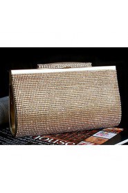 Women Other Leather Type Minaudiere Clutch / Evening Bag Gold / Silver