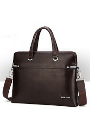 Men PU Doctor Shoulder Bag / Tote / Clutch Brown / Black