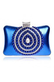 Women Elegant High grade Pearl Diamonds Evening Bag