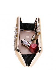 Women Elegant High grade Pearl Diamonds Evening Bag