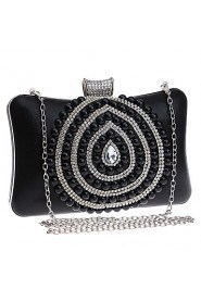 Women Elegant High grade Pearl Diamonds Evening Bag