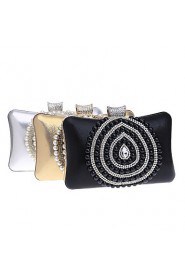 Women Elegant High grade Pearl Diamonds Evening Bag