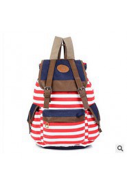 Women Canvas Baguette Backpack Pink / Blue / Red / Black