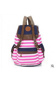 Women Canvas Baguette Backpack Pink / Blue / Red / Black