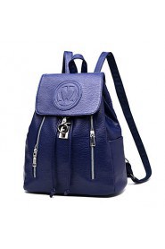 Women PU Baguette Shoulder Bag / Backpack / School Bag Multi color