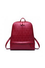 Women Fashion PU Flap Backpac