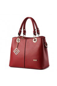 Women's Fashion Casual PU Leather Messenger Shoulder Bag/Totes