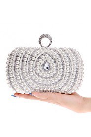 Women's Handmade High grade Pearl Diamonds Party/Evening Bag