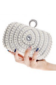 Women's Handmade High grade Pearl Diamonds Party/Evening Bag