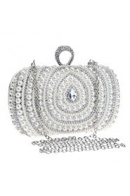 Women's Handmade High grade Pearl Diamonds Party/Evening Bag