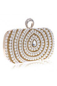 Women's Handmade High grade Pearl Diamonds Party/Evening Bag