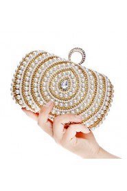 Women's Handmade High grade Pearl Diamonds Party/Evening Bag