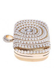 Women's Handmade High grade Pearl Diamonds Party/Evening Bag