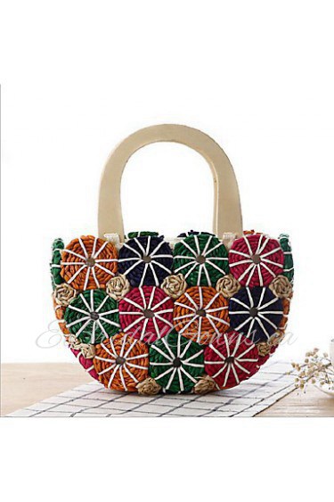 Women Casual Straw Tote Multi color