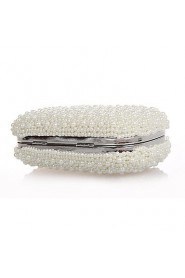 Metal Wedding/Special Occasion Clutches/Evening Handbags with Rhinestones/Imitation Pearls (More Colors)