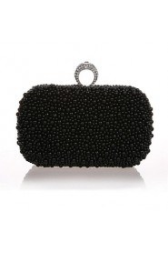 Metal Wedding/Special Occasion Clutches/Evening Handbags with Rhinestones/Imitation Pearls (More Colors)