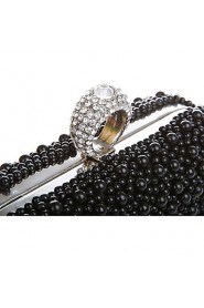 Metal Wedding/Special Occasion Clutches/Evening Handbags with Rhinestones/Imitation Pearls (More Colors)