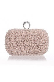 Metal Wedding/Special Occasion Clutches/Evening Handbags with Rhinestones/Imitation Pearls (More Colors)