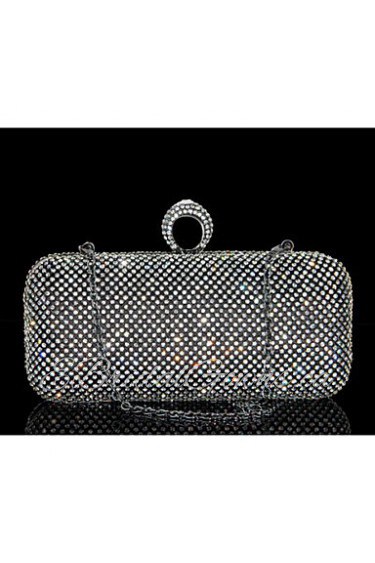 Women Other Leather Type Minaudiere Clutch / Evening Bag Gold / Silver / Black