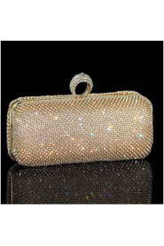 Women Other Leather Type Minaudiere Clutch / Evening Bag Gold / Silver / Black