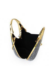 Satin Shell Evening Bag Handbag Purse Clutch