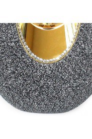 Satin Shell Evening Bag Handbag Purse Clutch