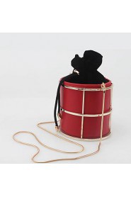 Women's A cylinder With Drawstring Evening Bag