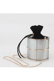 Women's A cylinder With Drawstring Evening Bag