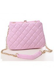 Women PU Sling Bag Shoulder Bag White / Pink / Black / Fuchsia