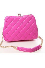 Women PU Sling Bag Shoulder Bag White / Pink / Black / Fuchsia