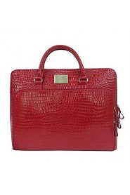 Women's Fashion Classic Crocodile Grain Laptop Bag briefcase