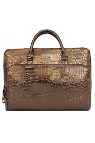 Women's Fashion Classic Crocodile Grain Laptop Bag briefcase