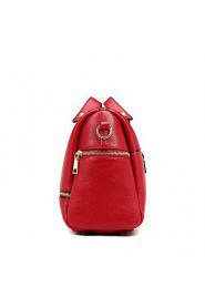 Women PU Doctor Shoulder Bag / Tote / Satchel Pink / Blue / Red / Black