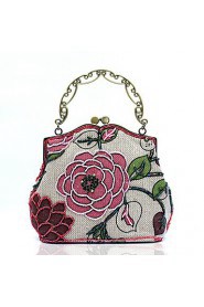 Women's Handmade High grade Retro Beaded Flower Party/Evening Bag