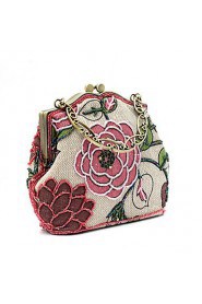 Women's Handmade High grade Retro Beaded Flower Party/Evening Bag