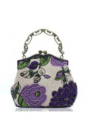 Women's Handmade High grade Retro Beaded Flower Party/Evening Bag