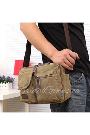 Fashion Men Women Canvas Messenger Shoulder Bag