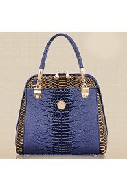 Women PU Shell Shoulder Bag / Tote Blue / Brown / Red / Black