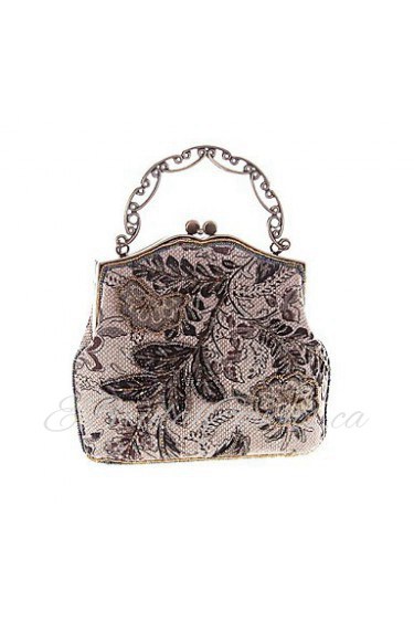 Women's Handmade High grade Retro Beaded Flower Party/Evening Bag