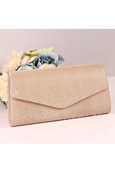 Women Nylon Minaudiere Clutch / Evening Bag Gold / Silver / Black / Almond