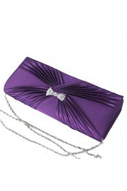 Amazing Silk With Austria Rhinestones Clutches/Purse More Colors Available